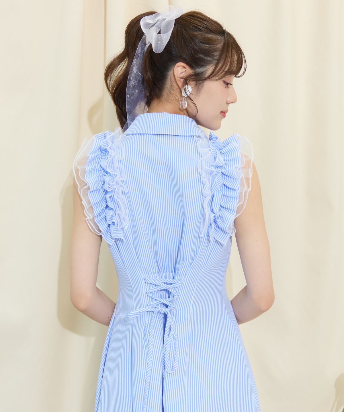 WILLSELECTION「チュールフリルワンピース」|ワンピース|