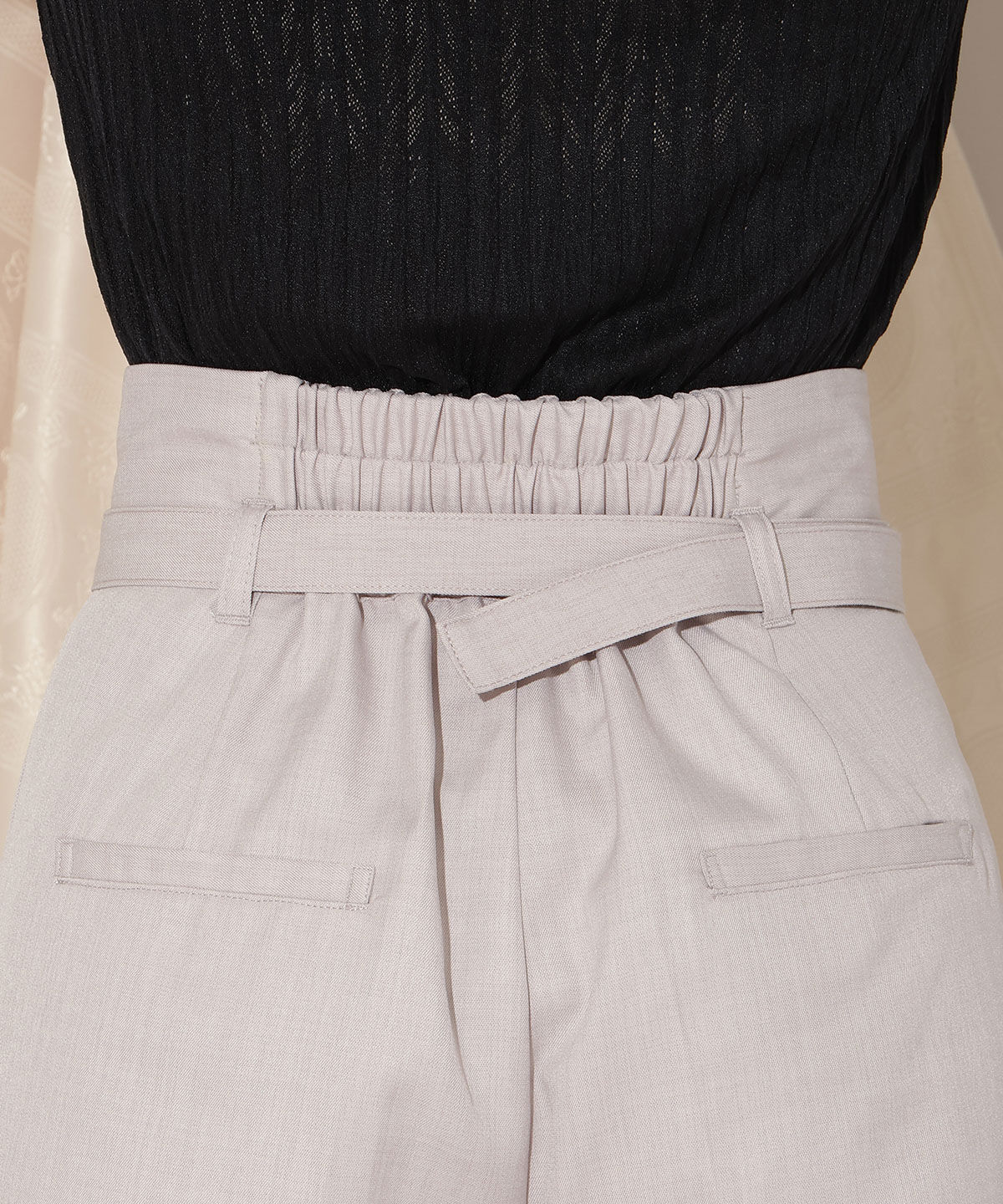 WILLSELECTION「ベルト付きタックワイドパンツ」|その他|