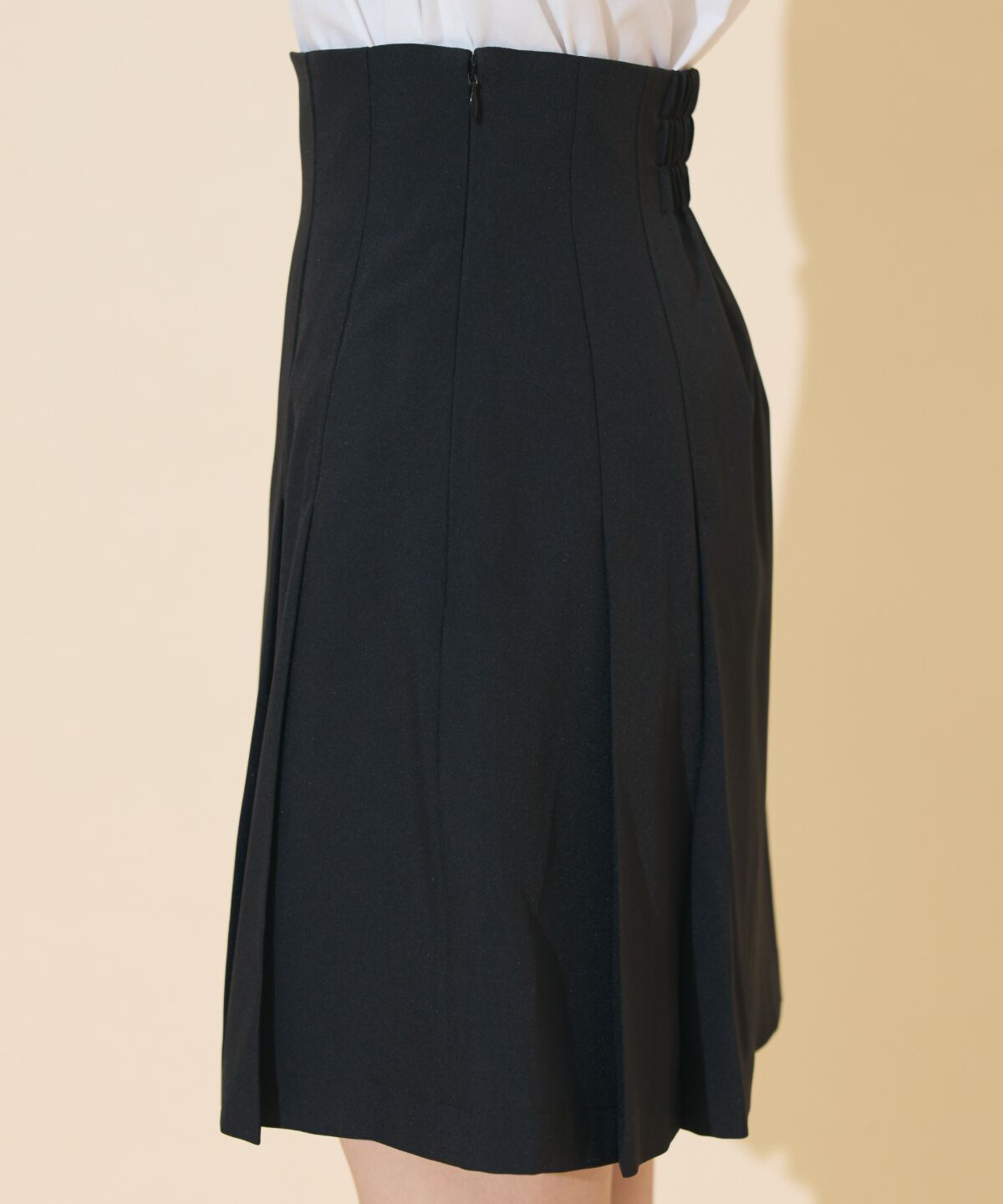 WILLSELECTION「ハイウエストプリーツミニスカート」|フレア|