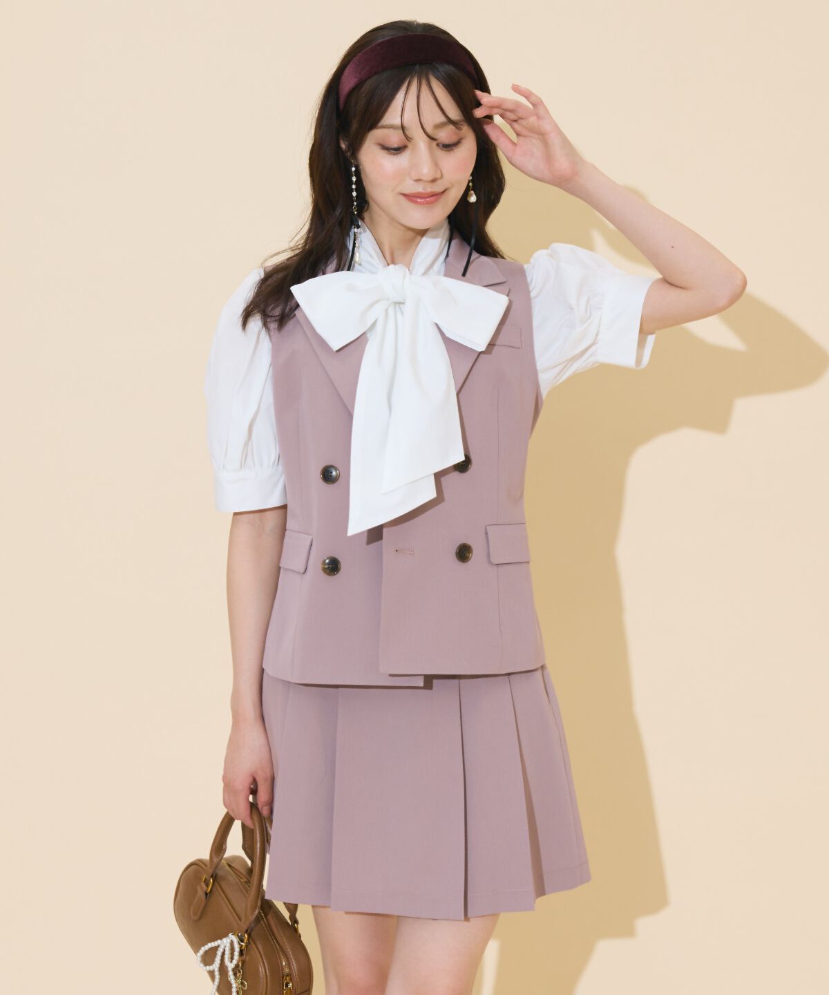 WILLSELECTION「ダブルボタンショートジレ」|その他|