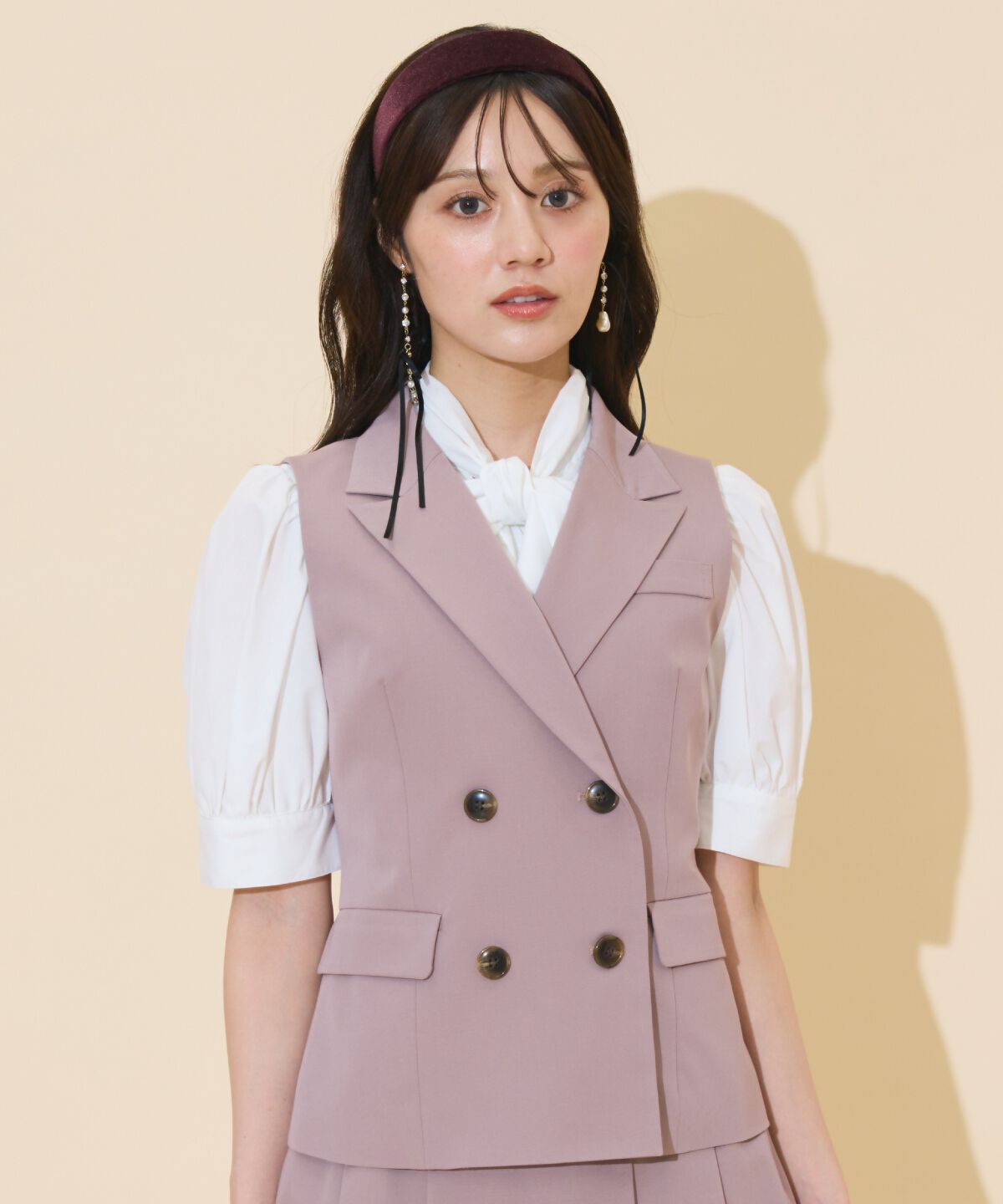 WILLSELECTION「ダブルボタンショートジレ」|その他|