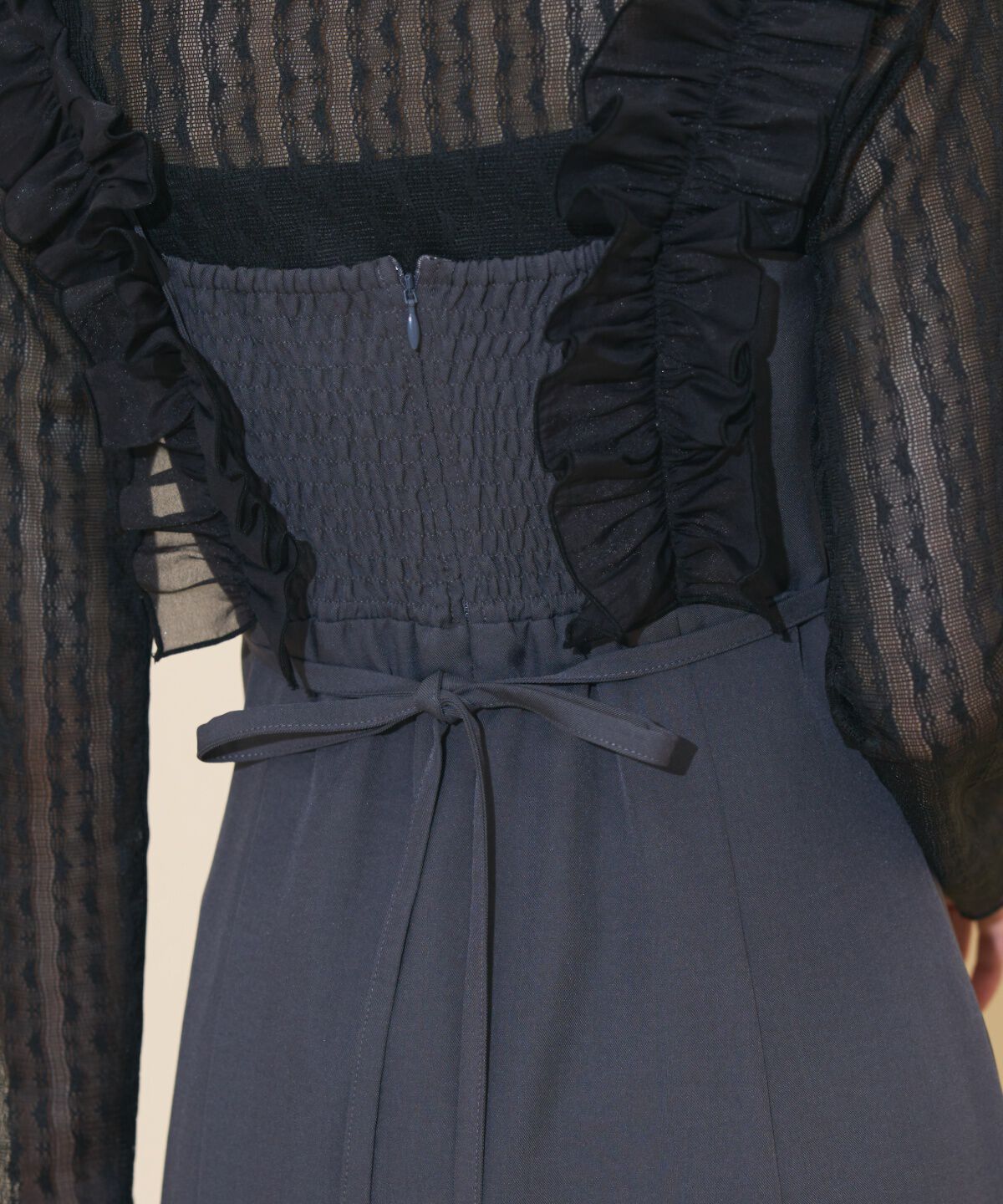 WILLSELECTION「フリルショルダーマーメイドワンピース」|ワンピース|