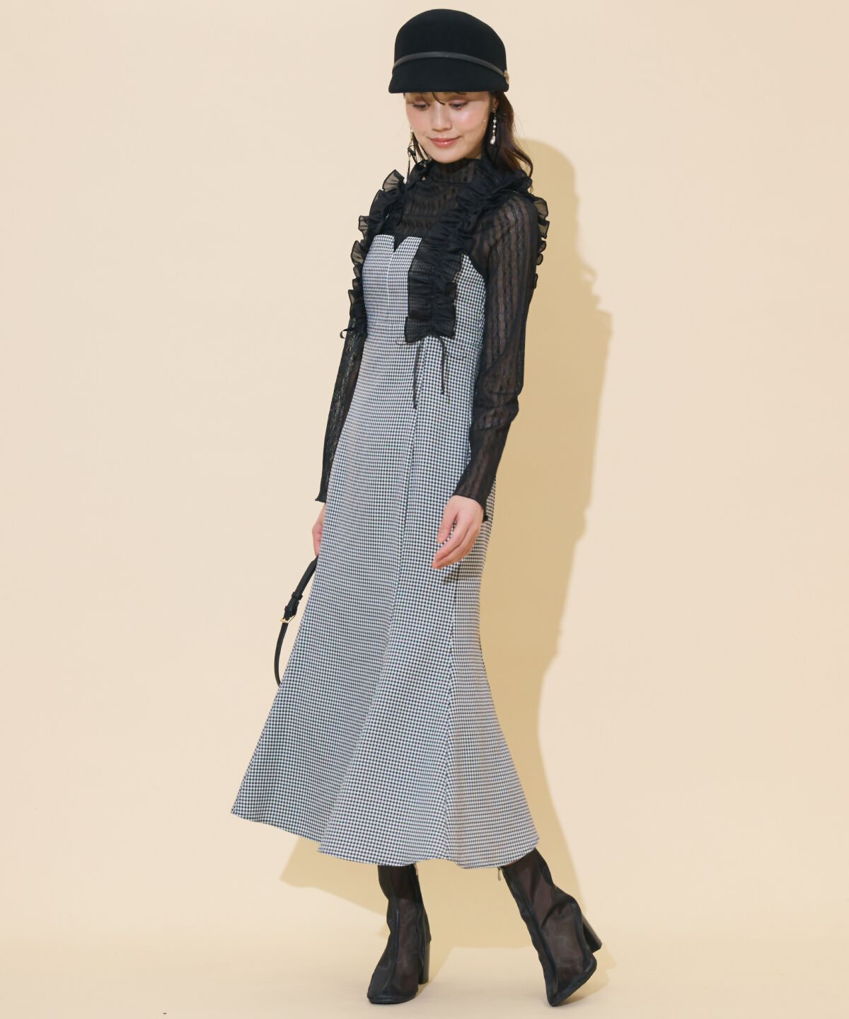 WILLSELECTION「フリルショルダーマーメイドワンピース」|ワンピース|