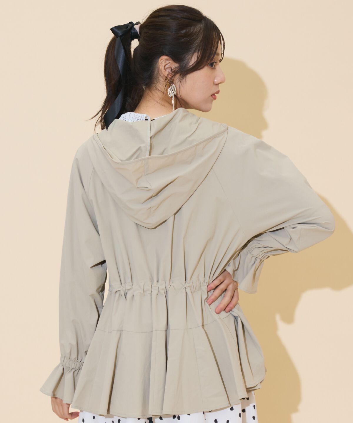 WILLSELECTION「UVカットペプラムブルゾン」|ブルゾン・スタジャン|