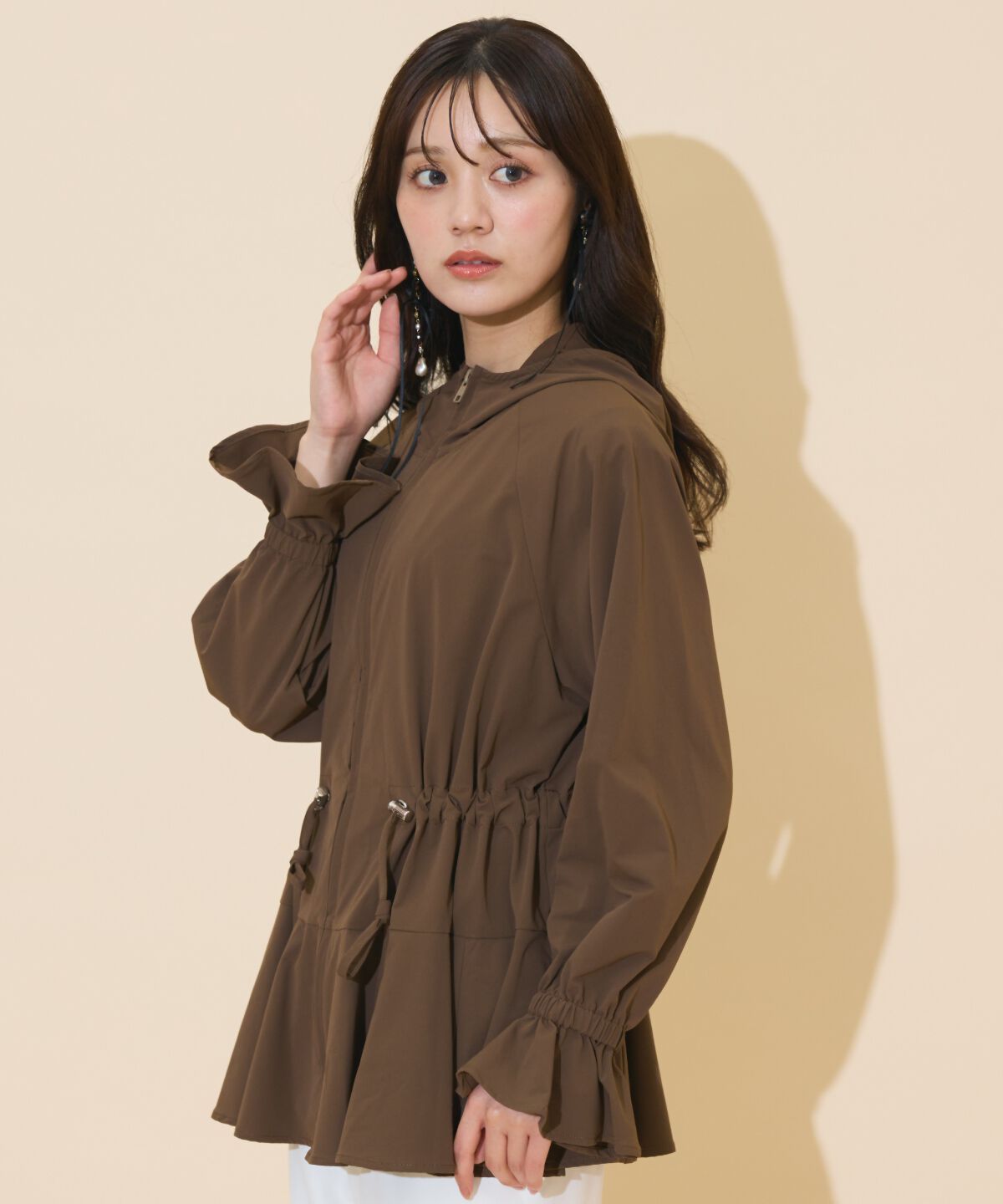 WILLSELECTION「UVカットペプラムブルゾン」|ブルゾン・スタジャン|