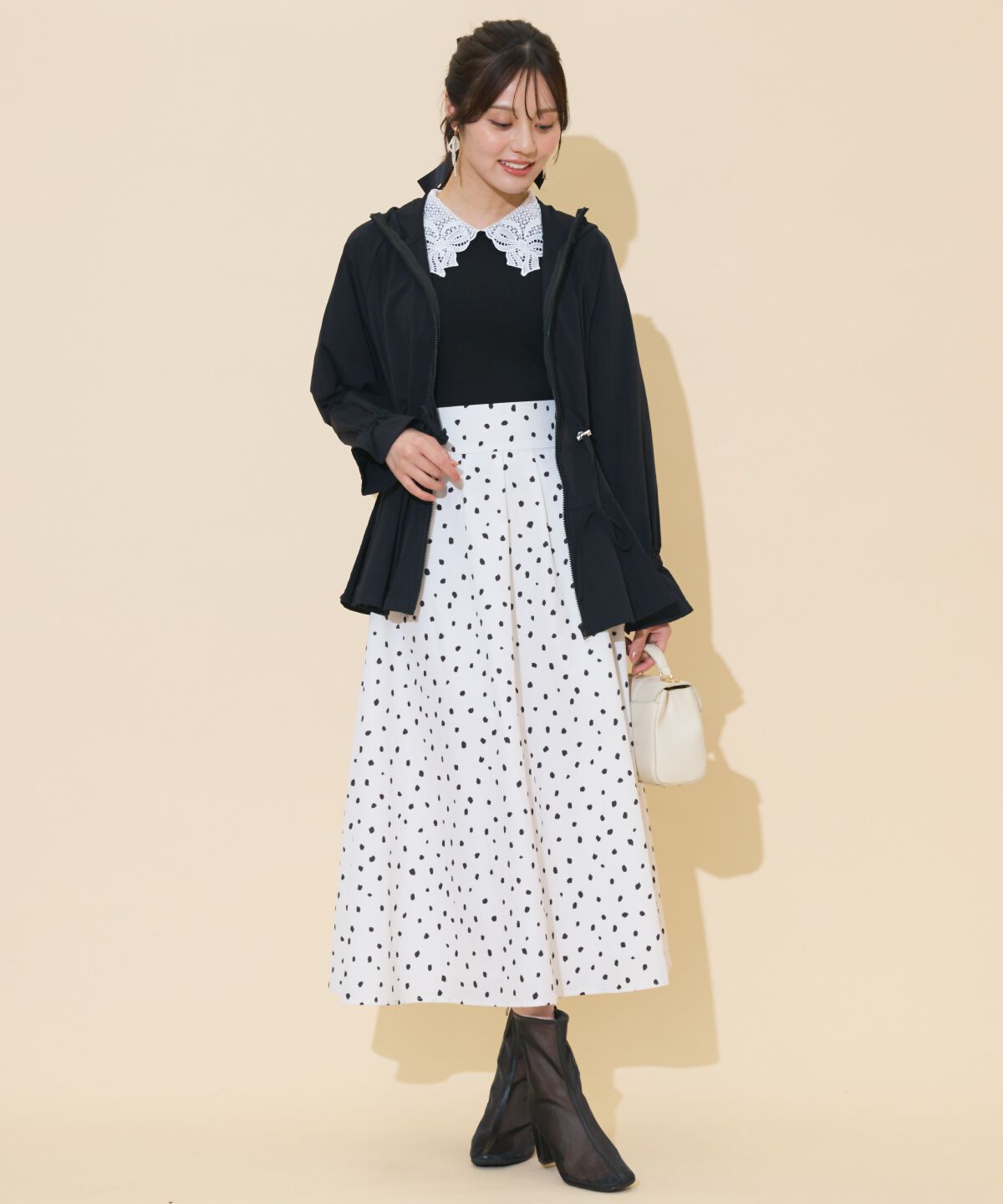 WILLSELECTION「UVカットペプラムブルゾン」|ブルゾン・スタジャン|