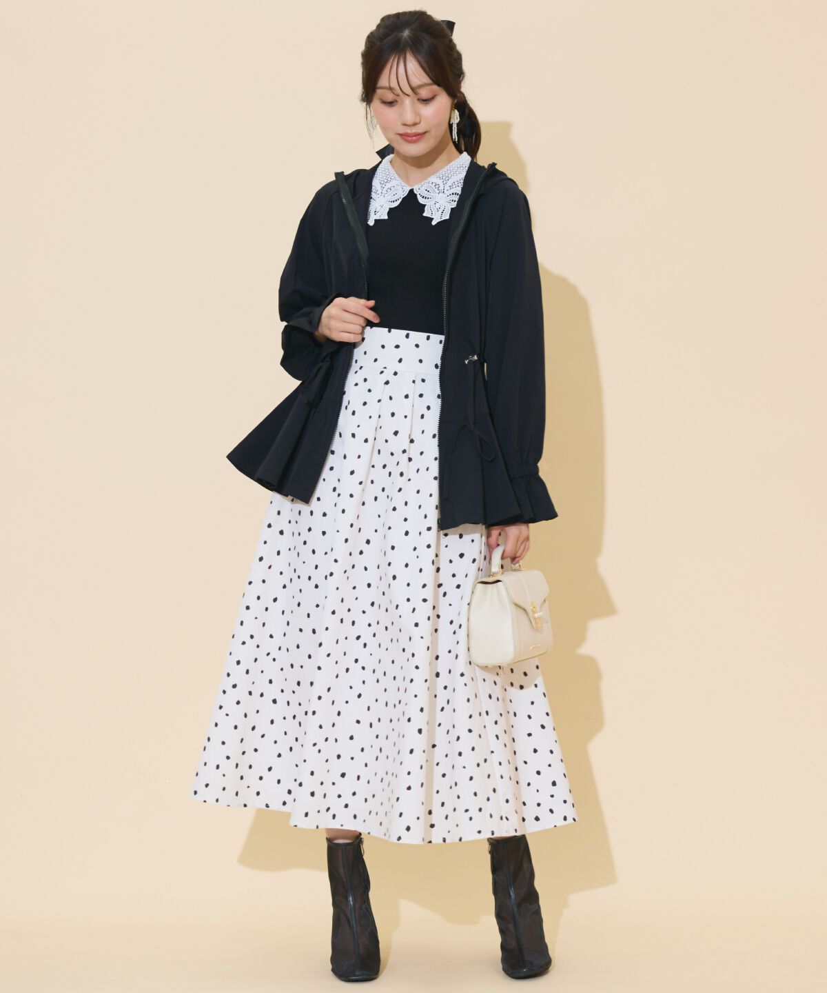 WILLSELECTION「UVカットペプラムブルゾン」|ブルゾン・スタジャン|