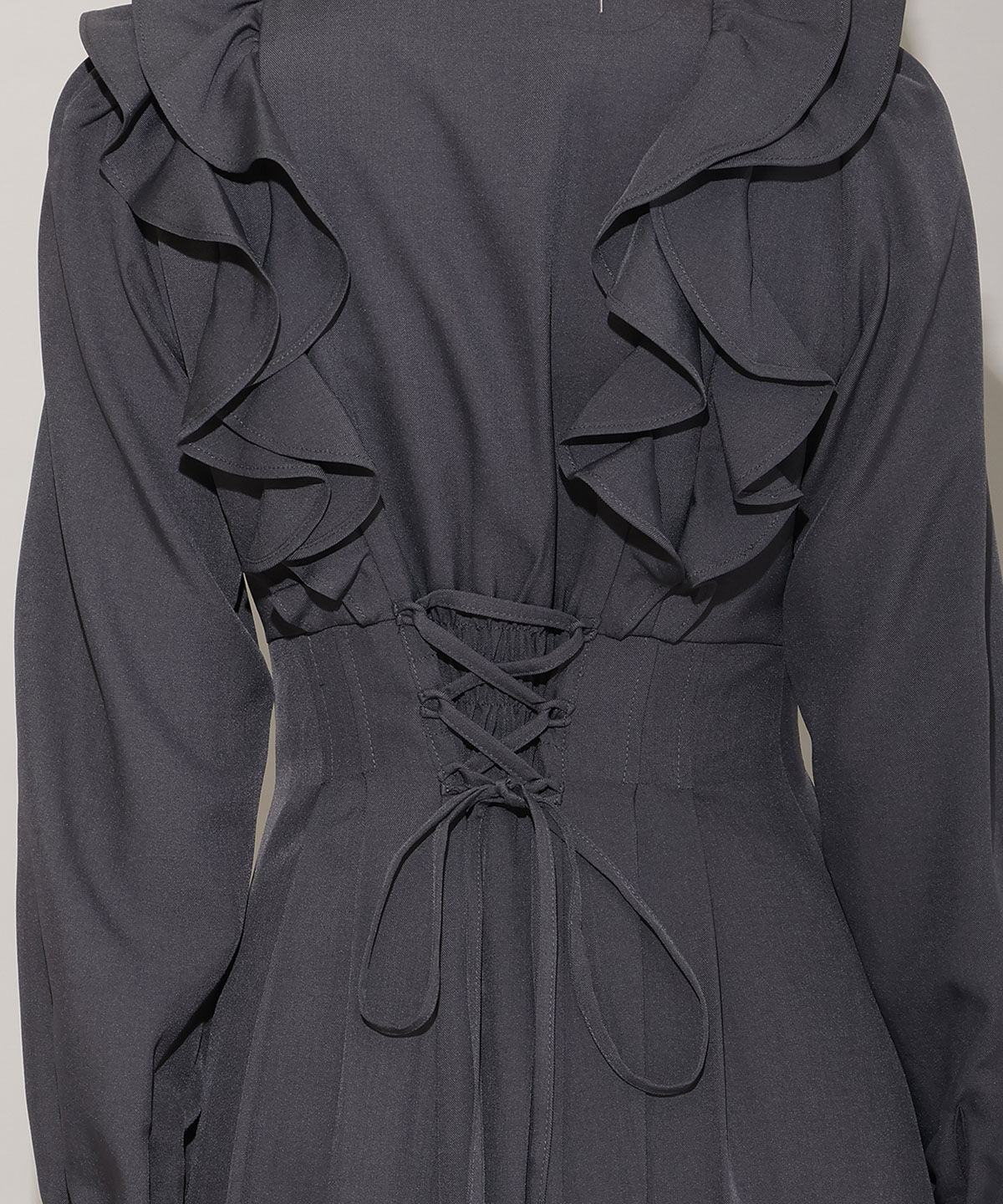 WILLSELECTION「ナローリボンフリルシャツワンピース」|ワンピース|