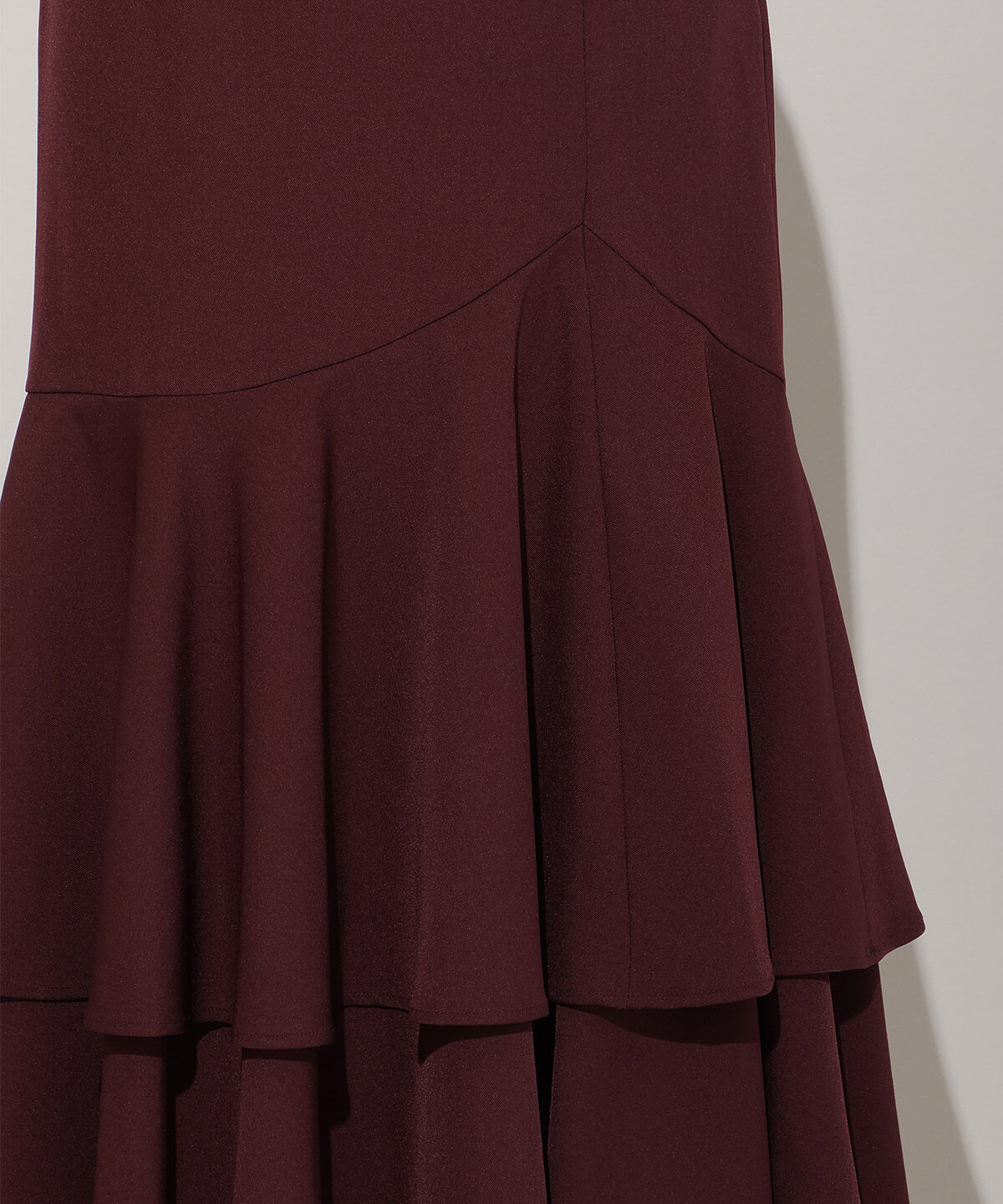 WILLSELECTION「ボリュームヘムティアードスカート」|フレア|