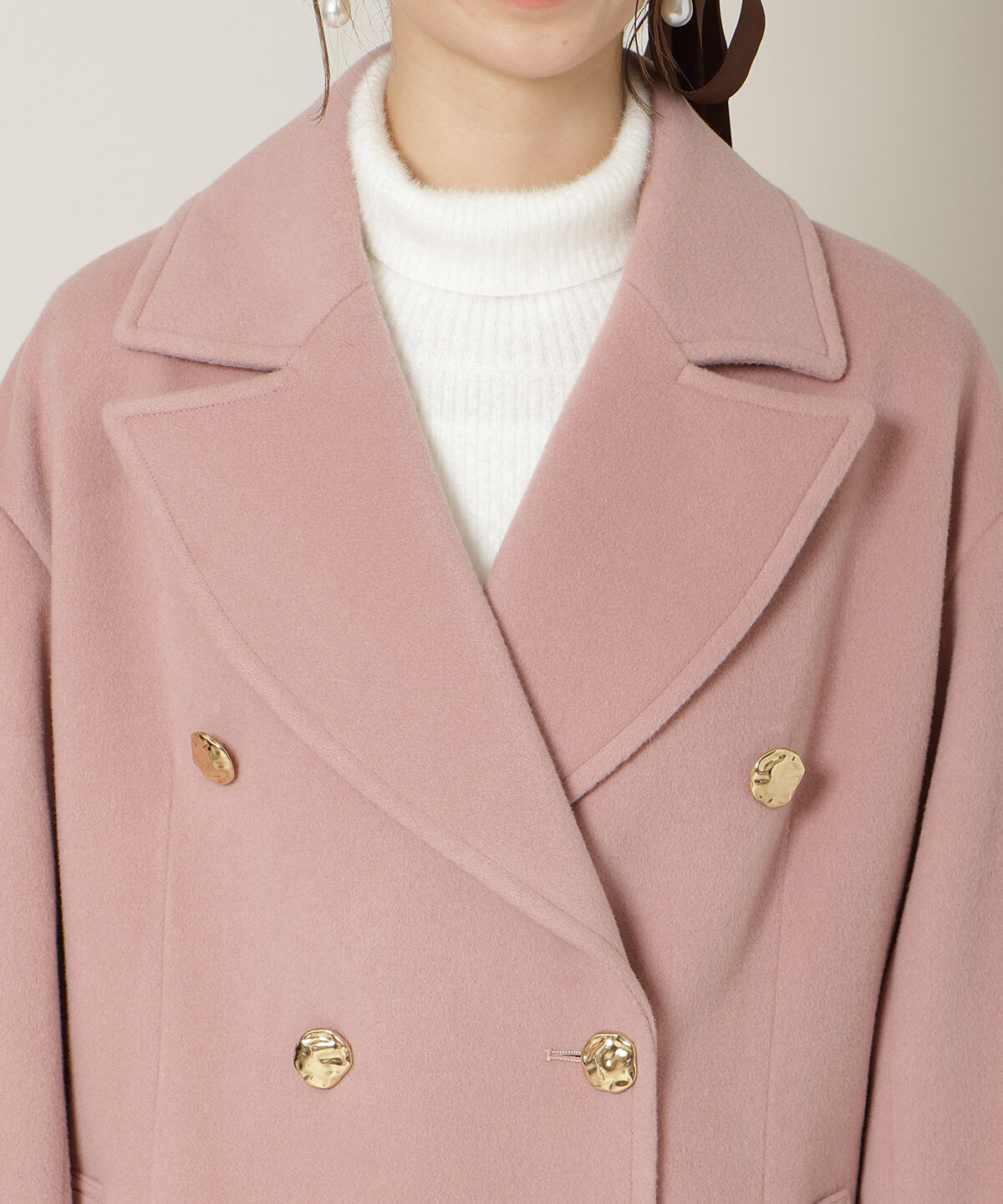 WILLSELECTION「ゴールドボタンミドル丈Ｐコート」|その他|