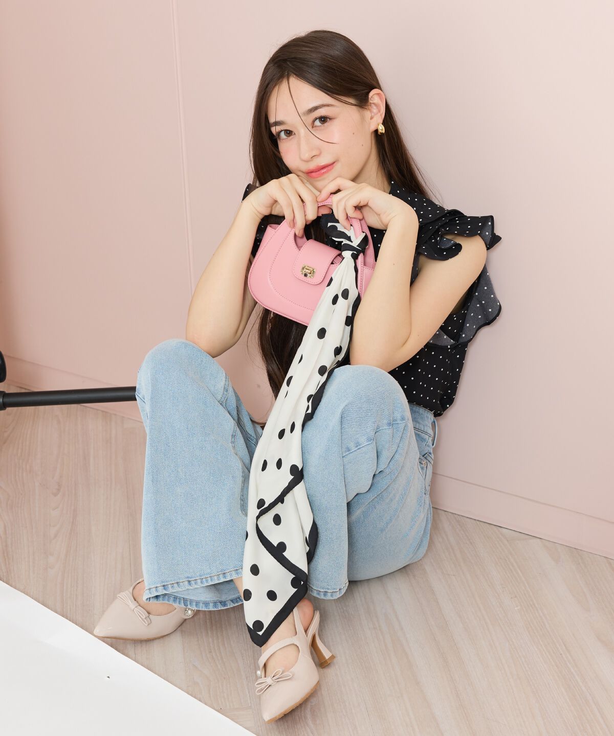 WILLSELECTION「ラッフルフリルノースリーブブラウス」|シャツ・ブラウス|