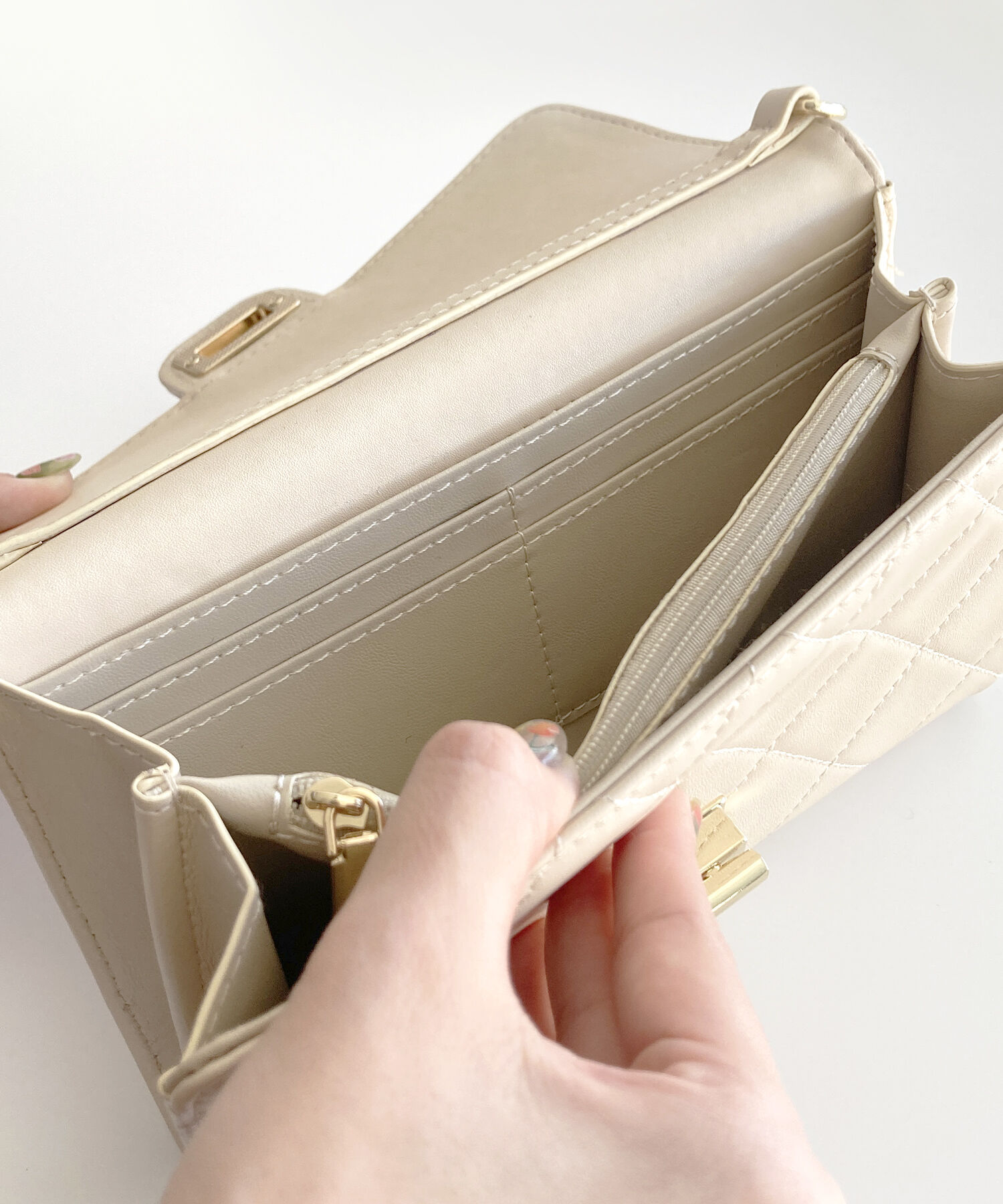 ORiental TRaffic「【BAG】キルティングお財布バッグ/BA-238 トレンド 人気 フェミニン カジュアル」|ショルダー・メッセンジャー|