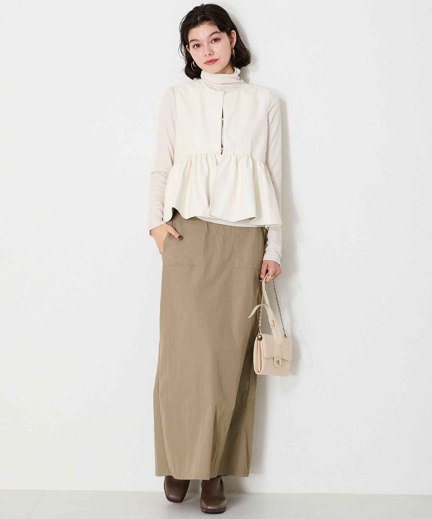 ORiental TRaffic「【BAG】キルティングお財布バッグ/BA-238 トレンド 人気 フェミニン カジュアル」|ショルダー・メッセンジャー|