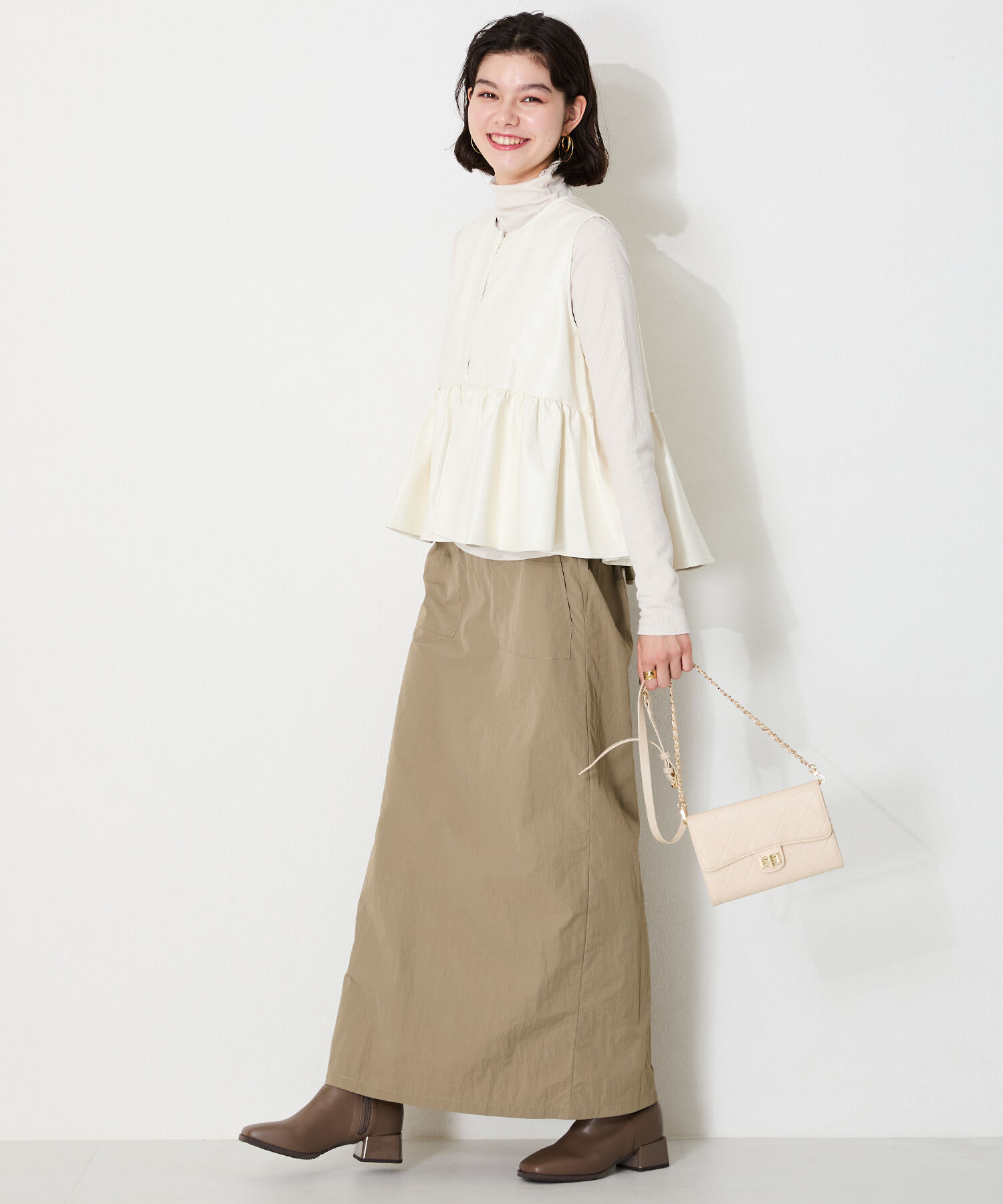 ORiental TRaffic「【BAG】キルティングお財布バッグ/BA-238 トレンド 人気 フェミニン カジュアル」|ショルダー・メッセンジャー|