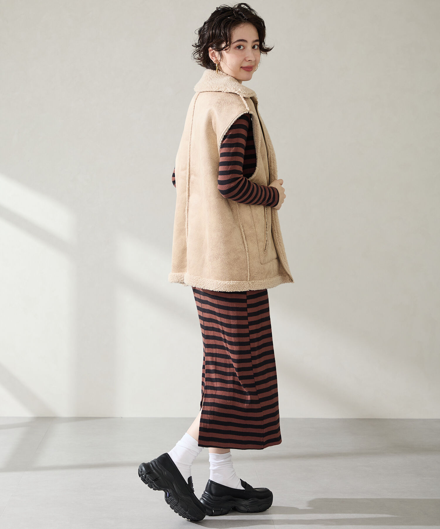 ORiental TRaffic「スニーカーソール ローファー /51326 厚底」|スニーカー|