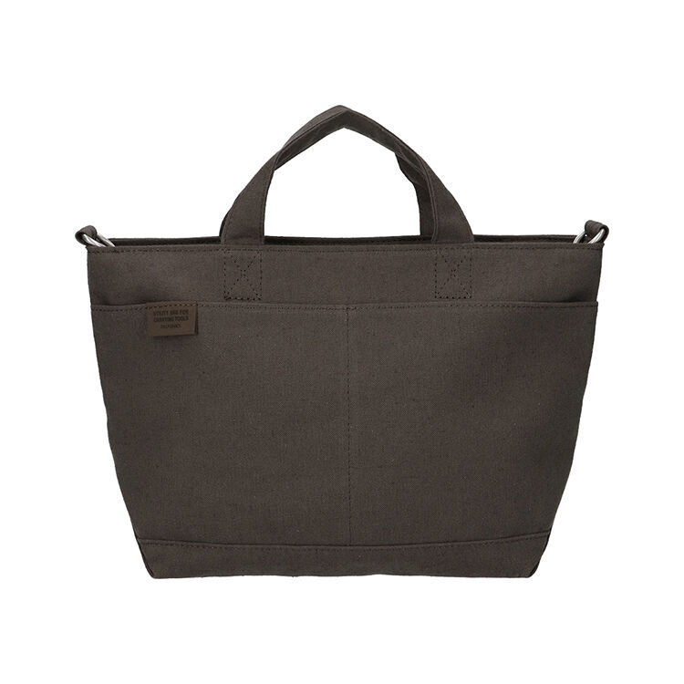 DELFONICS「ローレル インナーキャリング バッグS」|ハンドバッグ|ダークブラウン