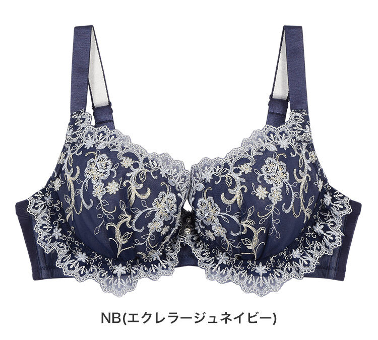 intesucre「アンテシュクレ なでしこブラ ブラジャー単品 C-Gカップ アンダー60-75cm IBT377」|インナー|