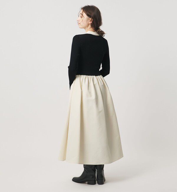 UNITED ARROWS「フィット ＆ フレア ポロワンピース」|ワンピース|