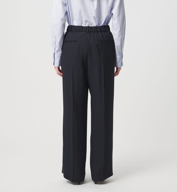 UNITED ARROWS「P 2タック ワイドパンツ ‐吸水速乾 帯電防止 接触冷感 ウォッシャブル‐」|スラックス|