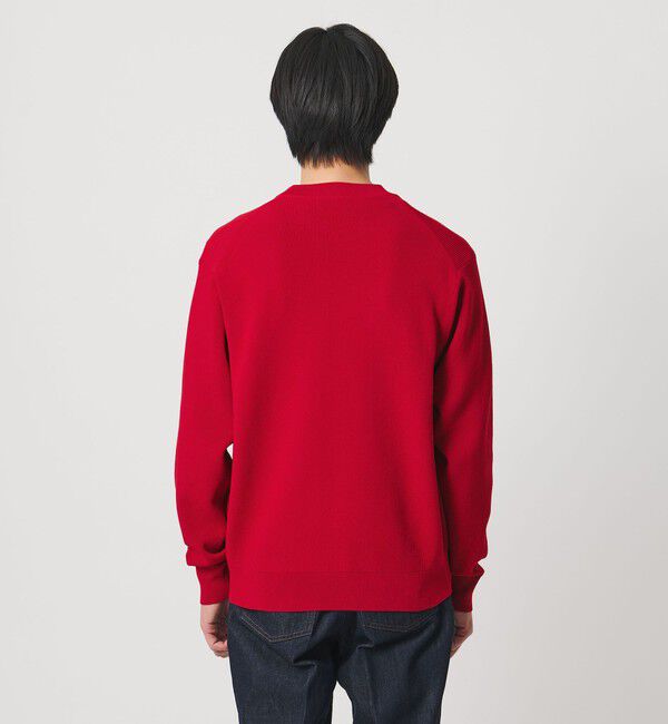 UNITED ARROWS「コットン/ポリエステル アゼ クルーネックニット」|ニット・セーター|