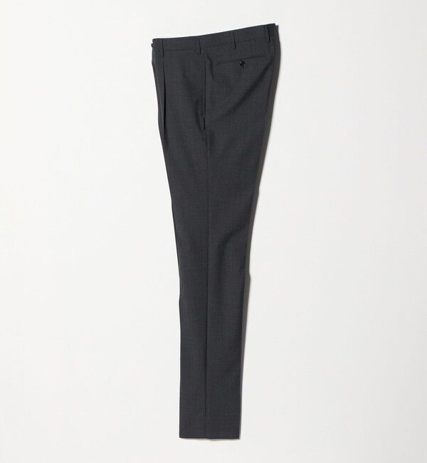 UNITED ARROWS「＜SOVEREIGN＞ウール トロピカル １プリーツ テーパード スラックス」|チノ|MD.GRAY