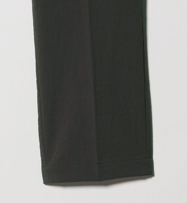 UNITED ARROWS「ドビー ノープリーツ テーパード パンツ UA COZY　ウォッシャブル　タテヨコストレッチ　防しわ　撥水」|スラックス|