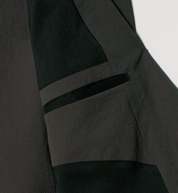 UNITED ARROWS「ドビー 2ボタン シングル テーラードジャケット UA COZY　ウォッシャブル　タテヨコストレッチ　防しわ　撥」|テーラードジャケット|