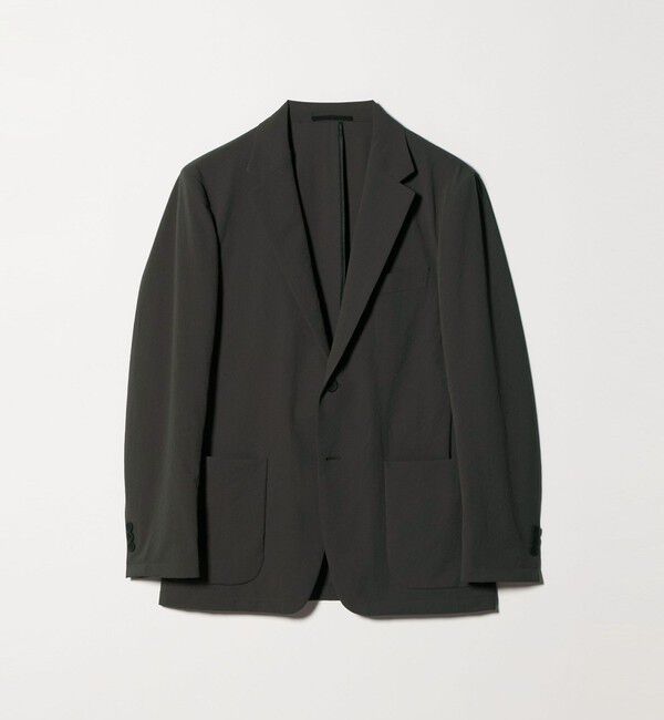 UNITED ARROWS「ドビー 2ボタン シングル テーラードジャケット UA COZY　ウォッシャブル　タテヨコストレッチ　防しわ　撥」|テーラードジャケット|