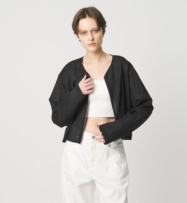 AEWEN MATOPH「＜AEWEN MATOPH＞シアージップジャケット」|テーラードジャケット|