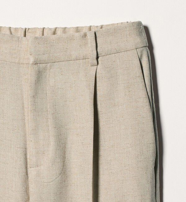 UNITED ARROWS「Spiree IAS タック テーパードパンツ ‐UVカット 接触冷感 ウォッシャブル‐」|スラックス|