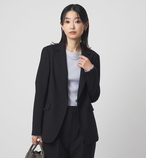 UNITED ARROWS green label relaxing「［size SHORTあり］カチリラ シングル テーラード ジャケット ウォッシャブル ストレッチ」|テーラードジャケット|NAVY