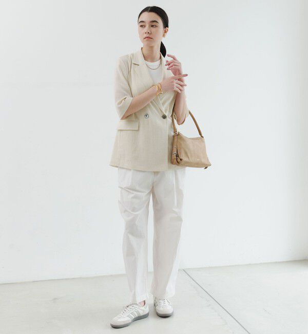 UNITED ARROWS green label relaxing「【結論シリーズ】シアーエアミドルスリーブジャケット［size SHORTあり］」|テーラードジャケット|