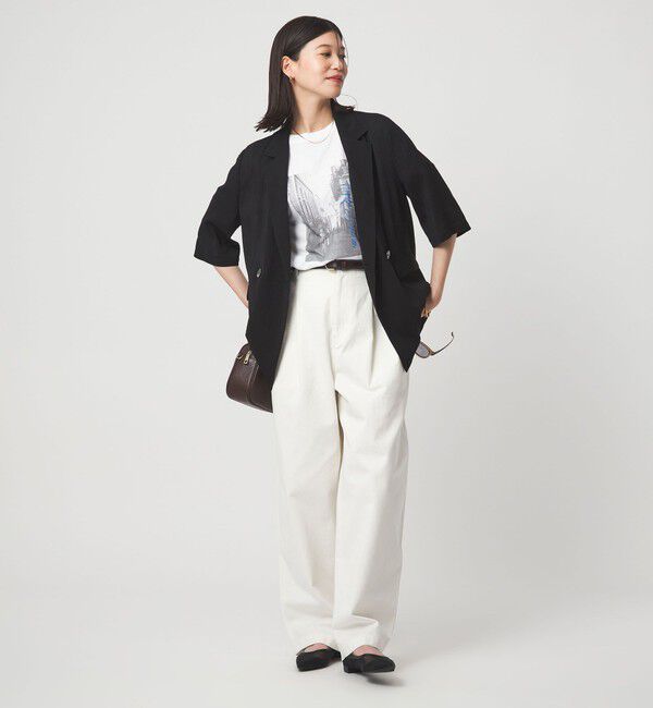 UNITED ARROWS green label relaxing「【WEB限定】＜at ease＞アソート フォトプリント ショートスリーブ カットソー」|Tシャツ・カットソー|