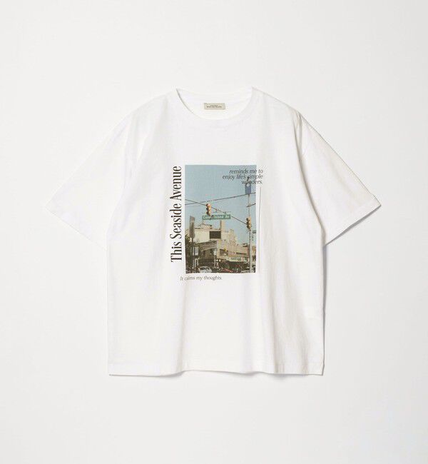 UNITED ARROWS green label relaxing「【WEB限定】＜at ease＞アソート フォトプリント ショートスリーブ カットソー」|Tシャツ・カットソー|