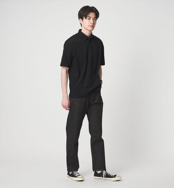 UNITED ARROWS green label relaxing「【WEB限定】JUST fit デイリー ドライ ボタンダウン 半袖 ポロシャツ -吸水速乾・抗菌-」|ポロシャツ|