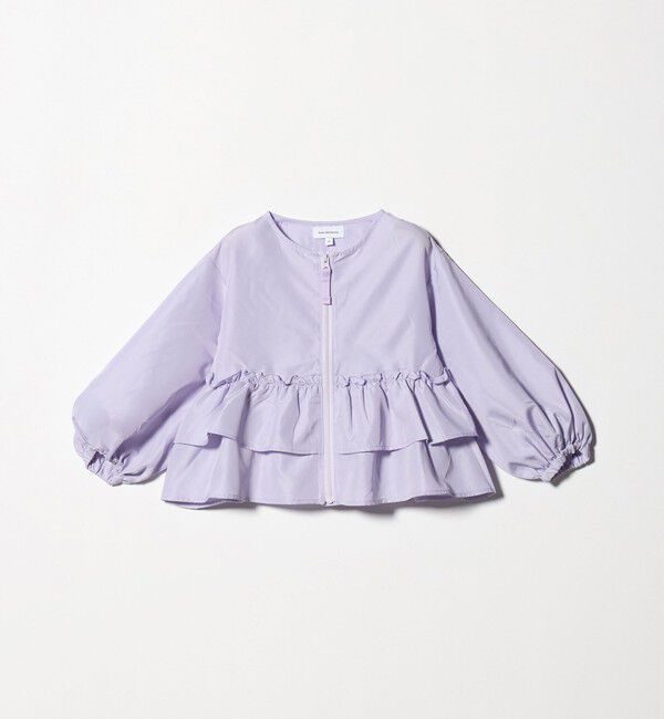 UNITED ARROWS green label relaxing「フリル ギャザーブルゾン / キッズ  100cm-160cm 撥水 UVカット 遮熱」|その他|