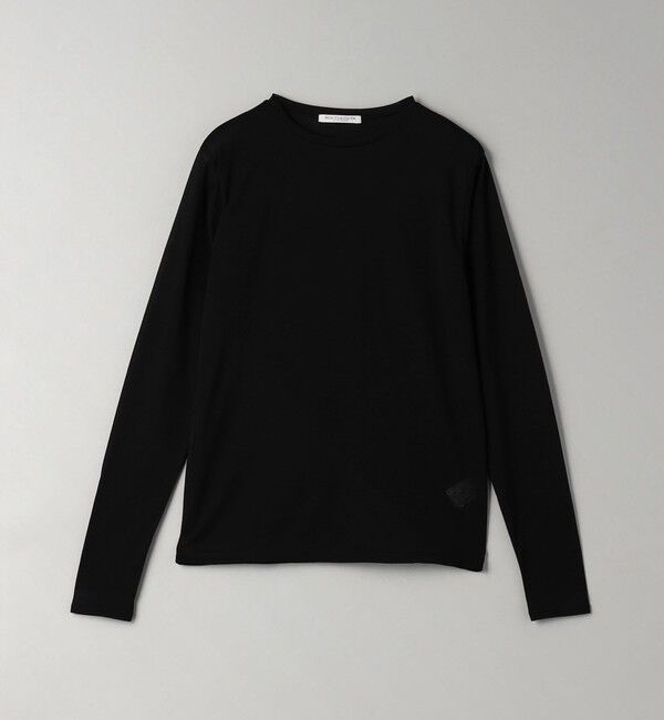 BEAUTY&YOUTH UNITED ARROWS「コットンナイロン天竺 シアー クルーネック Tシャツ」|Tシャツ・カットソー|