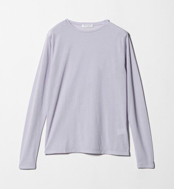 BEAUTY&YOUTH UNITED ARROWS「コットンナイロン天竺 シアー クルーネック Tシャツ」|Tシャツ・カットソー|