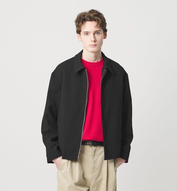 BEAUTY&YOUTH UNITED ARROWS「モノトーン ツイード ショート ブルゾン」|その他|BLACK