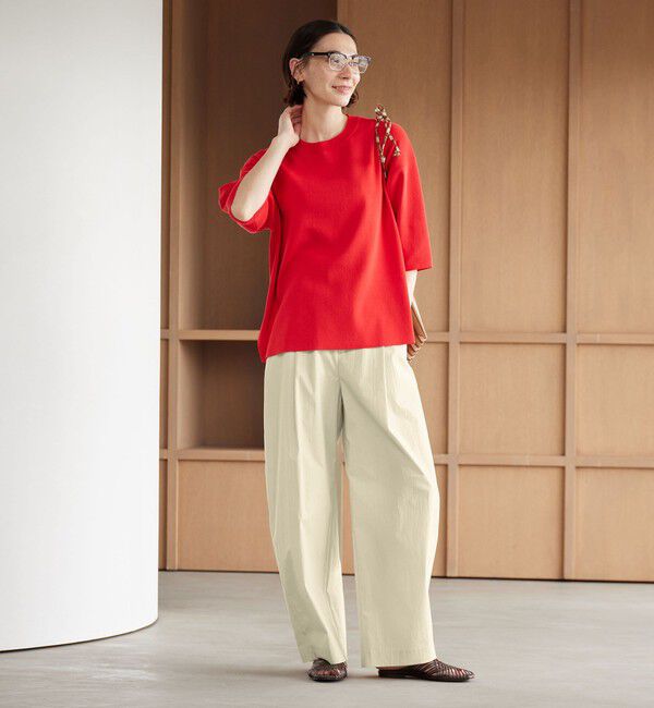 BEAUTY&YOUTH UNITED ARROWS「タックカーブパンツ ウォッシャブル 接触冷感」|その他|