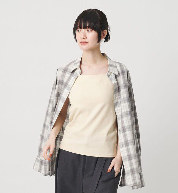 BEAUTY&YOUTH UNITED ARROWS「2トーン アメリカンスリーブ キャミソール」|キャミソール|