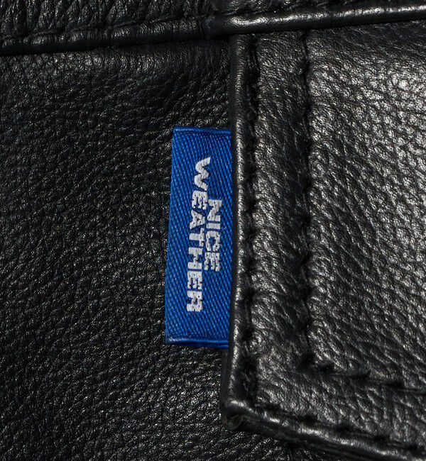 NICE WEATHER「＜NICE WEATHER＞バッファローレザー トラッカージャケット」|その他|