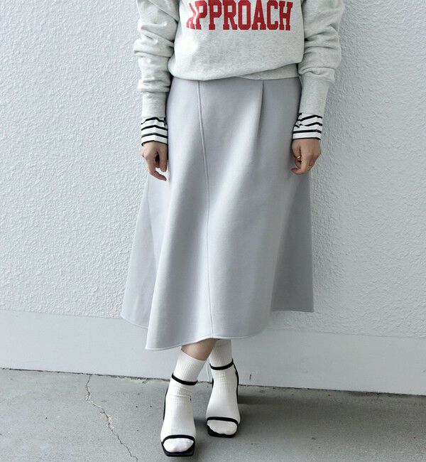 SHIPS any「SHIPS any:〈UVカット〉ジャージー イレヘム スカート」|スカート|