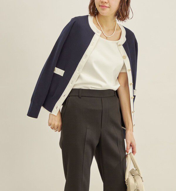 SHIPS for women「〈手洗い可能〉綿 SORONA クルーネック TEE◇」|Tシャツ・カットソー|