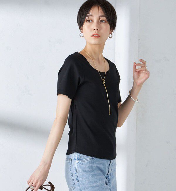SHIPS for women「〈手洗い可能〉綿 SORONA クルーネック TEE◇」|Tシャツ・カットソー|