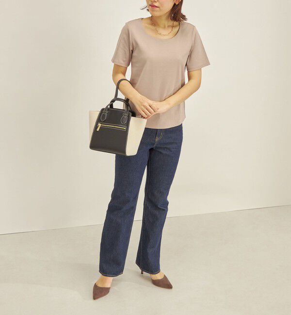 SHIPS for women「〈手洗い可能〉綿 SORONA クルーネック TEE◇」|Tシャツ・カットソー|