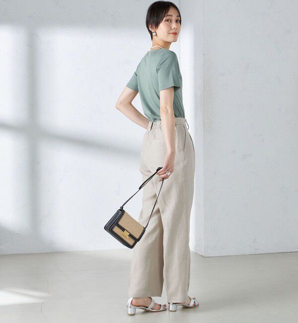 SHIPS for women「〈手洗い可能〉綿 SORONA クルーネック TEE◇」|Tシャツ・カットソー|