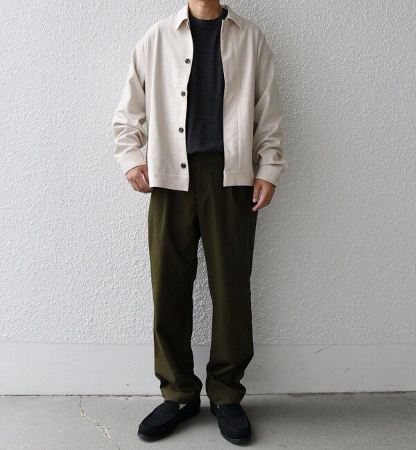 SHIPS any「SHIPS any: 〈手洗い可能〉 ショート ブルゾン 24FW◇」|ブルゾン・スタジャン|