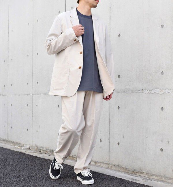 SHIPS any「SHIPS any: 〈接触冷感・遮熱等〉ハイブリッドリネン ジャケット (セットアップ対応)」|テーラードジャケット|