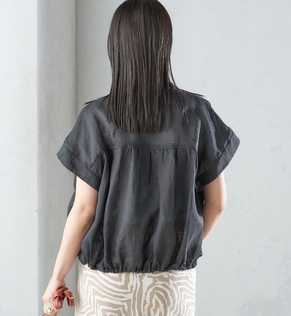SHIPS for women「〈手洗い可能〉リネン ラペル デザイン 羽織 シャツ ◇」|シャツ・ブラウス|